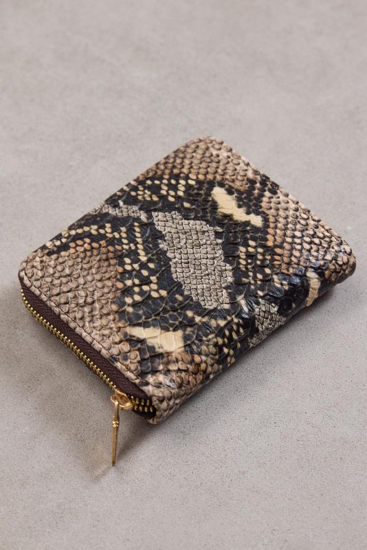 Leopard Zippered Patterned Wallet CZDN133-F9