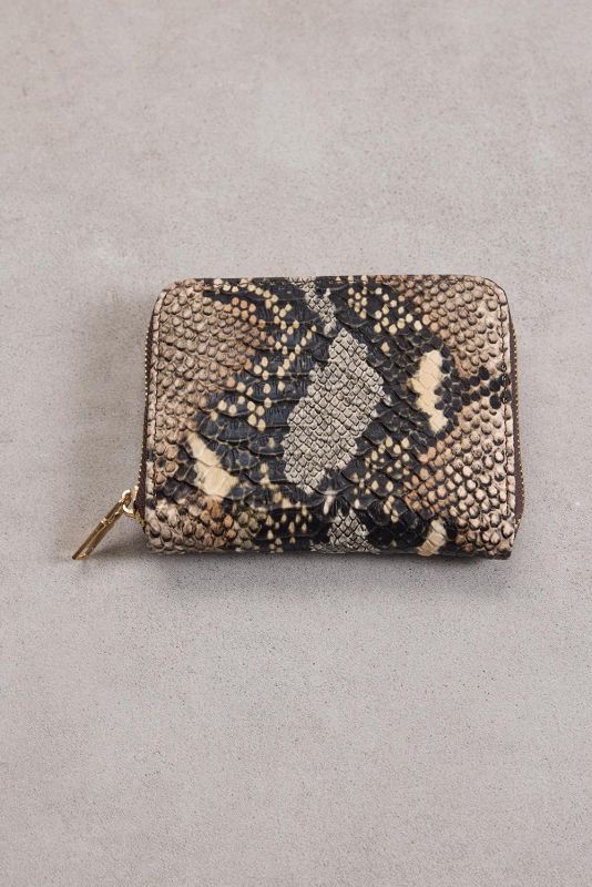 Leopard Zippered Patterned Wallet CZDN133-F9