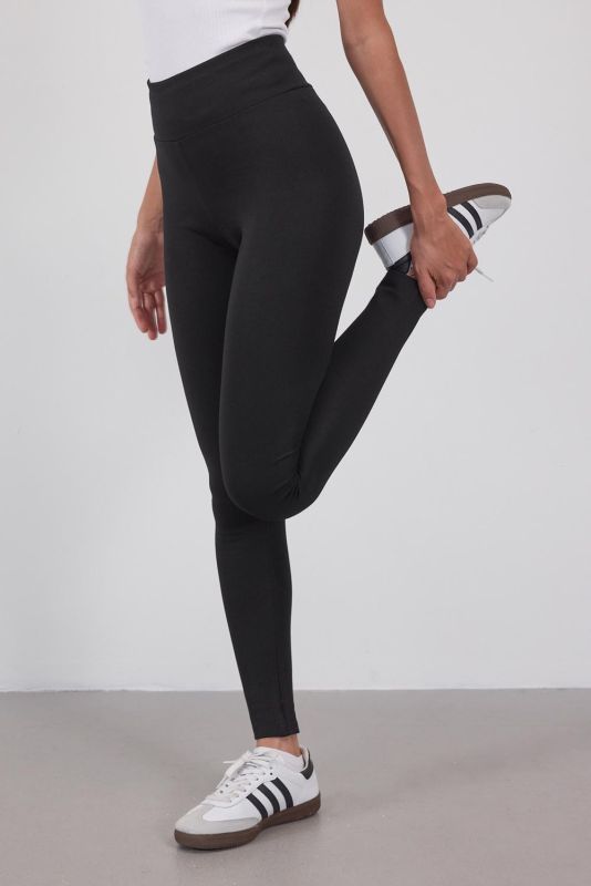 Black Wide Waistband Leggings TYT15952-N6