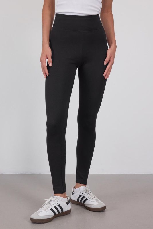 Black Wide Waistband Leggings TYT15952-N6