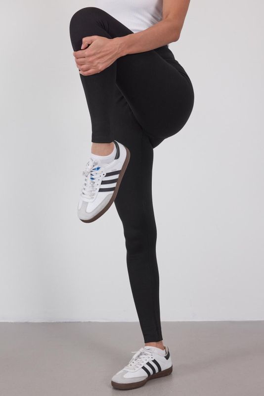 Black Wide Waistband Leggings TYT15952-N6