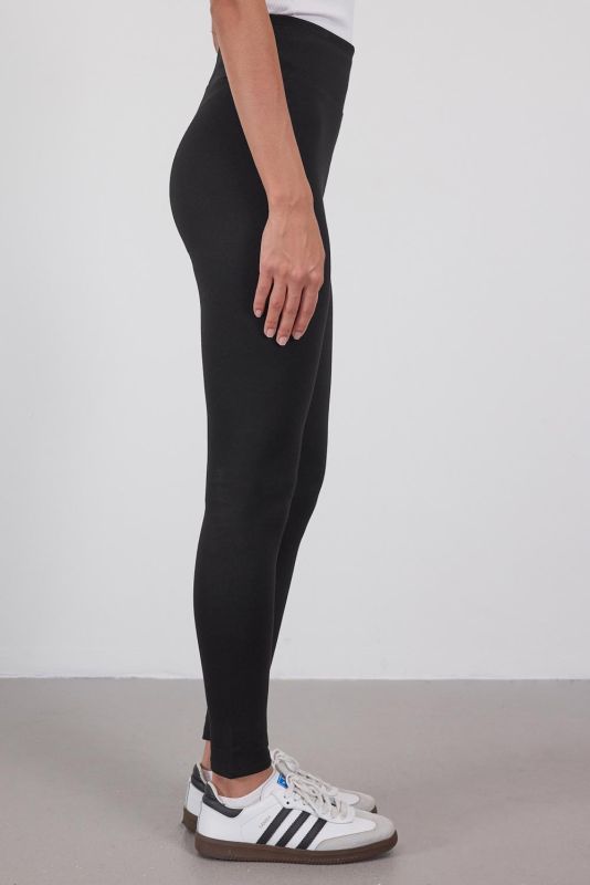 Black Wide Waistband Leggings TYT15952-N6