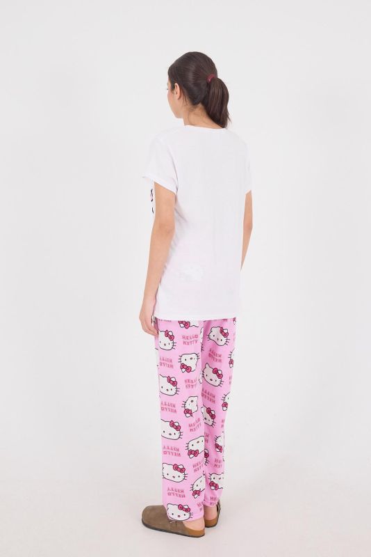 Pink Hello Kitty Printed Pajama Set PJM10-X7