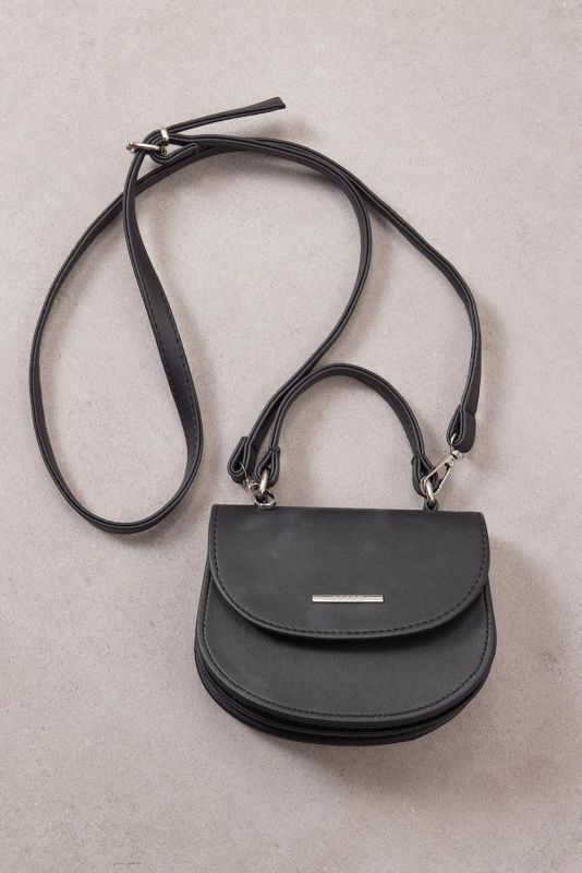 Black Mini Hand And Shoulder Bag _2138-G9