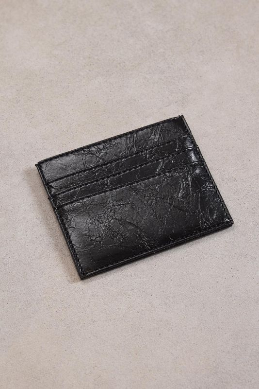 Black Mini Card Holder Wallet CZDN132-F9