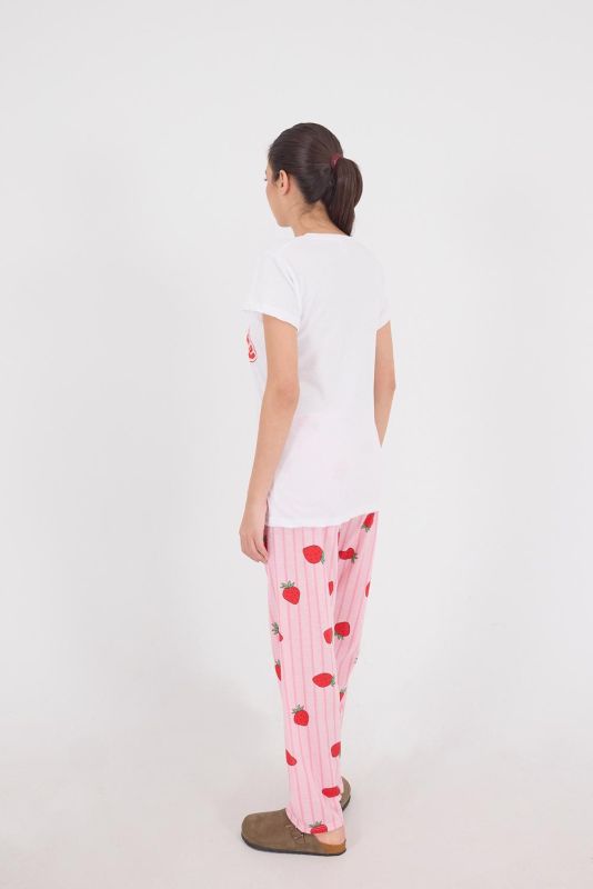 BEGONIA STRAWBERRY MILK Printed Pajama Set PJM13-K5