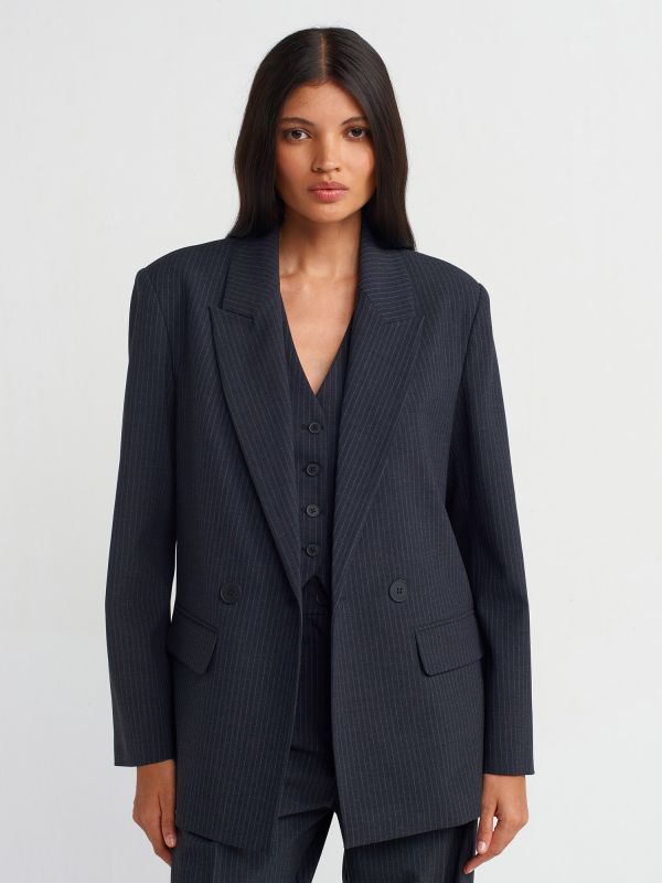 60739 Blazer Jacket-Anthracite