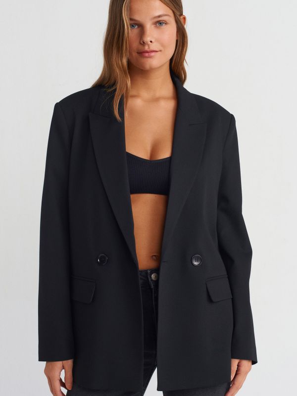 60743 Blazer Jacket-Black