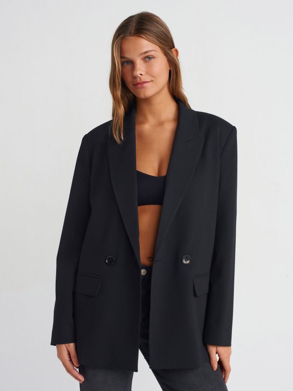 60743 Blazer Jacket-Black