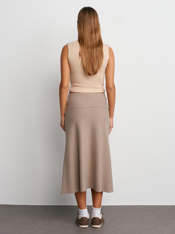 80390 Thessaloniki Midi Skirt-Light Khaki