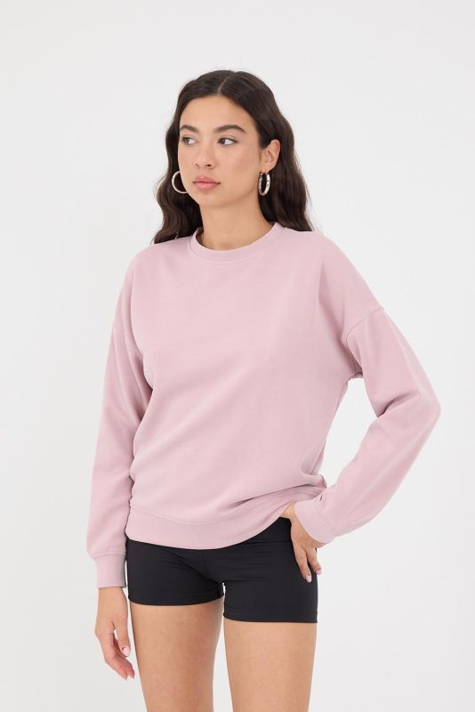 Stone Crew Neck Long Sleeve Modal Sweatshirt S11055-L10