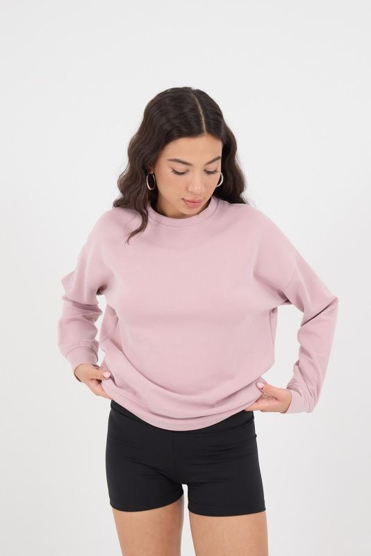 Stone Crew Neck Long Sleeve Modal Sweatshirt S11055-L10